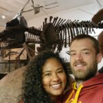 Assata and Ben at the Geology Museum