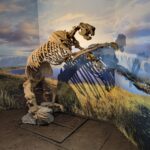 Ground Sloth with Painted Background